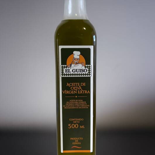 Aceite de Oliva Virgen Extra "El Guiso" sin filtrar, 500 m